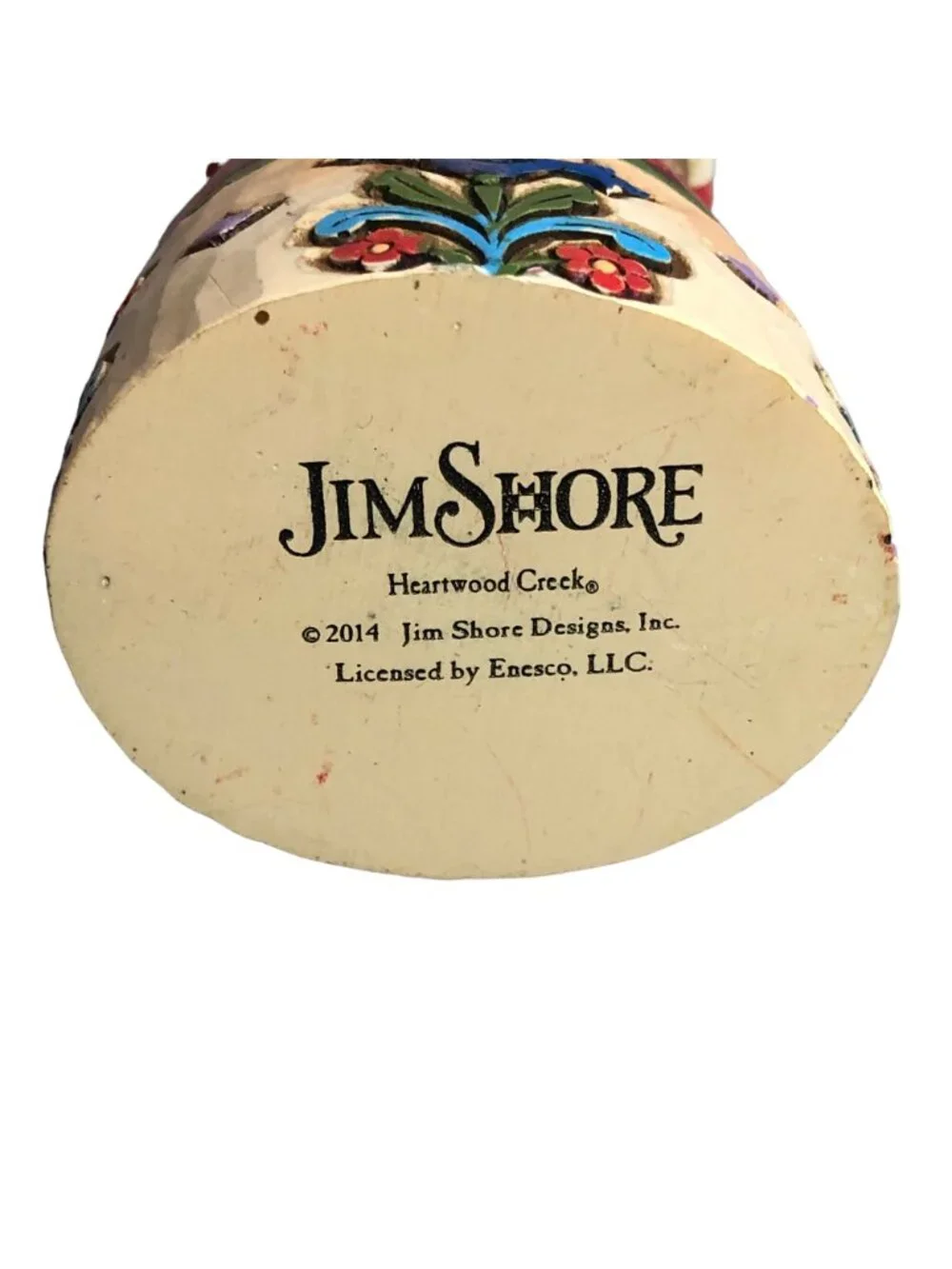 Jim Shore Santa Claus Christmas Ornament Cardinal  2014 Holiday Decor Folkart Ho